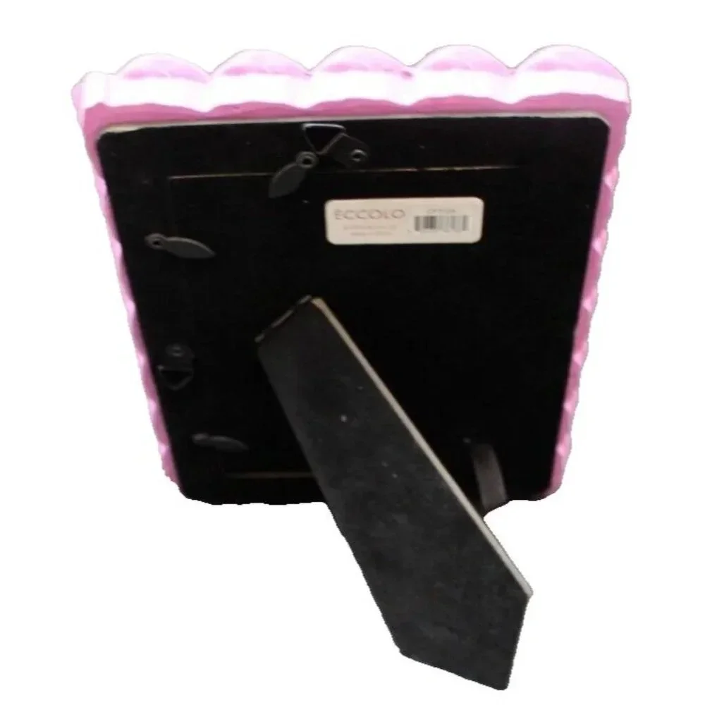 New Purple Birthday Cake Icing Girly Decorated Picture Frame Room Home Decor 4x6